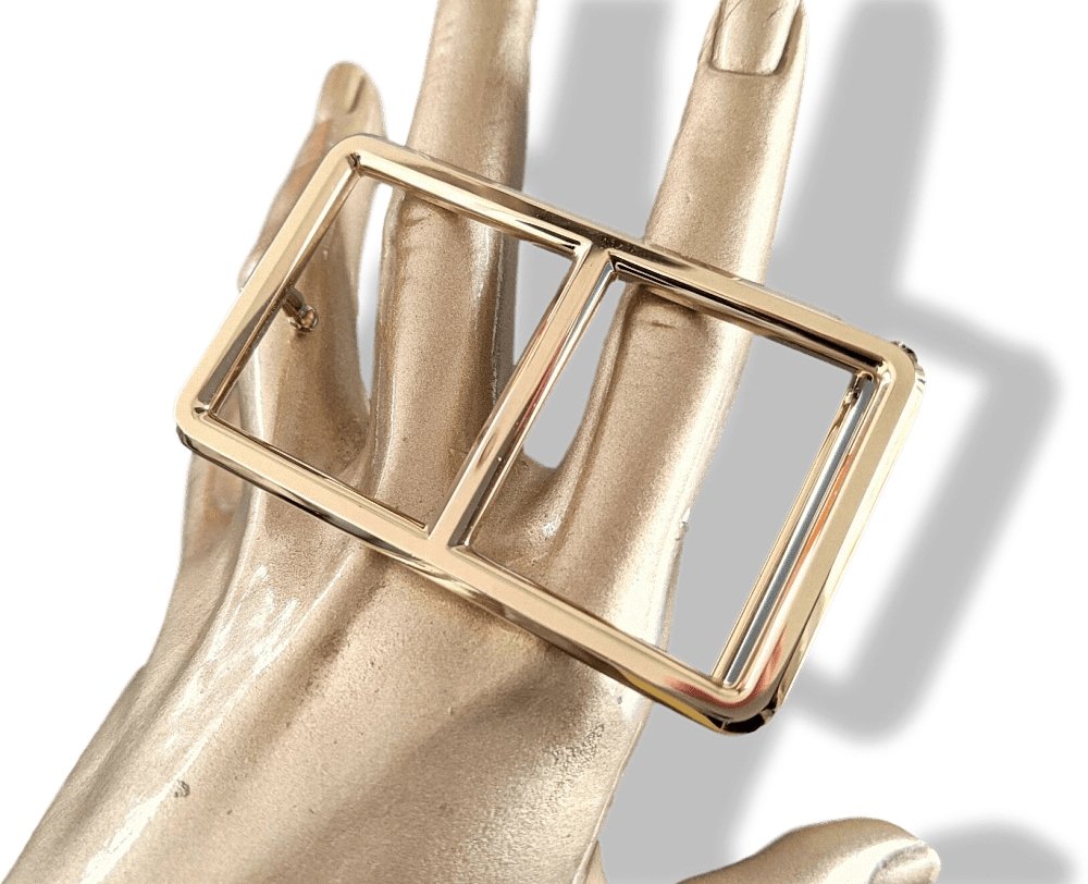 Hermes Permabrass H OFFICIER Belt Buckle 38 mm, BNEW with Pouch! - poupishop