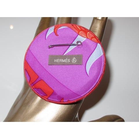 Hermes Petit H Rose Matt Crocodile Important Brooch, NIB! - poupishop