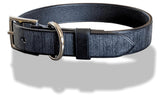Hermes Pets 2005 Aged Black Leather DOG COLLAR Collar, Sz M, NIB! - poupishop