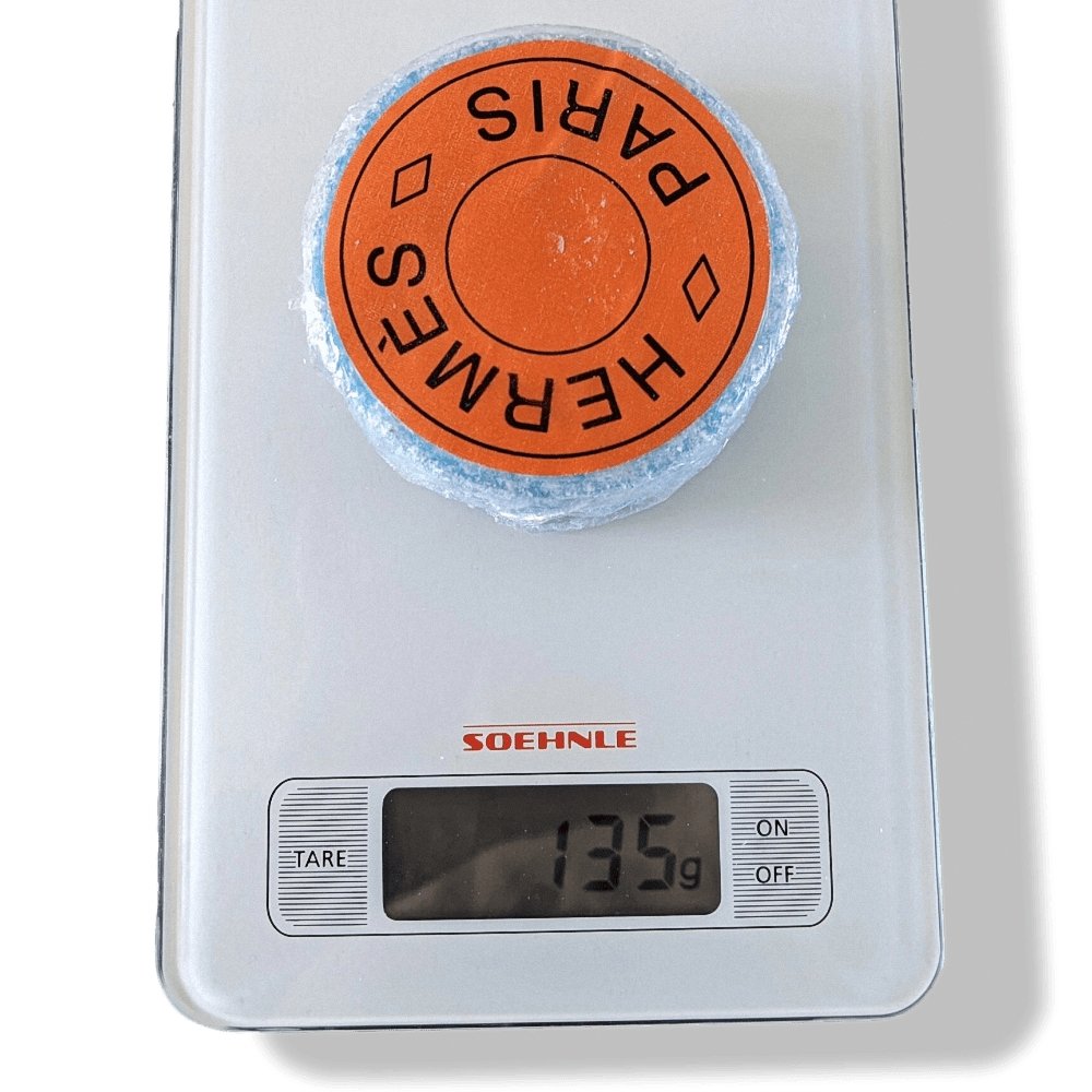 Hermes Pets Blue Lagon Rond Glycerin Soap CLOU DE SELLE for Saddle Leathers, New! - poupishop