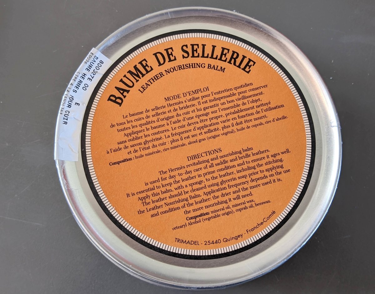 Hermes Pets Incolore/Colorless Leather Nourishing Balm - Baume de Sellerie, New! - poupishop