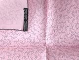 Hermes Pink Grey Tampons Equestres Gavroche Pocket Scarf 45, New! - poupishop