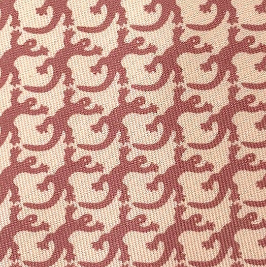 Hermes Pink Light Pink GECKO Twill Silk Tie 9CM, NWT in Pochette! - poupishop