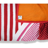 Hermes Pink Orange REPOS SUR L'EAU Boat Print Tapis de Plage Terry Beach Towel 150 x 90cm cm, NWT! - poupishop