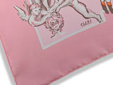 Hermes Pink/Red/White SOIREE DE GALA by Jean-Louis Clerc Twill 90cm with Blanc Matte Overlay, Box! - poupishop