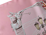 Hermes Pink/Red/White SOIREE DE GALA by Jean-Louis Clerc Twill 90cm with Blanc Matte Overlay, Box! - poupishop