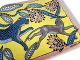 Hermes Pink/Yellow/Blue THE SAVANA DANCE by Ardmore Artists Tapis de Plage Terry Beach Towel 150 x 90cm cm, Rare Model! - poupishop