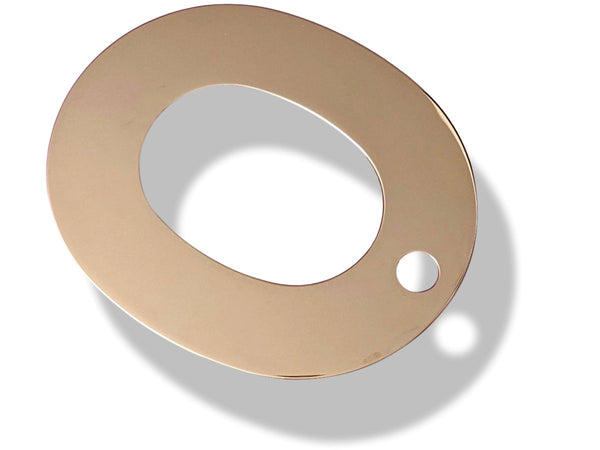 Hermes Plated Gold MAYANCE PENDANT 6 x 5 cm, New! - poupishop