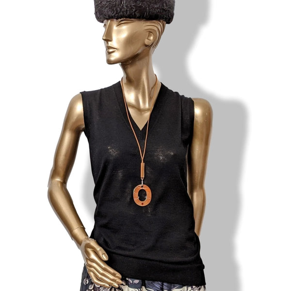 Hermes Plated Gold MAYANCE PENDANT 6 x 5 cm, New! - poupishop