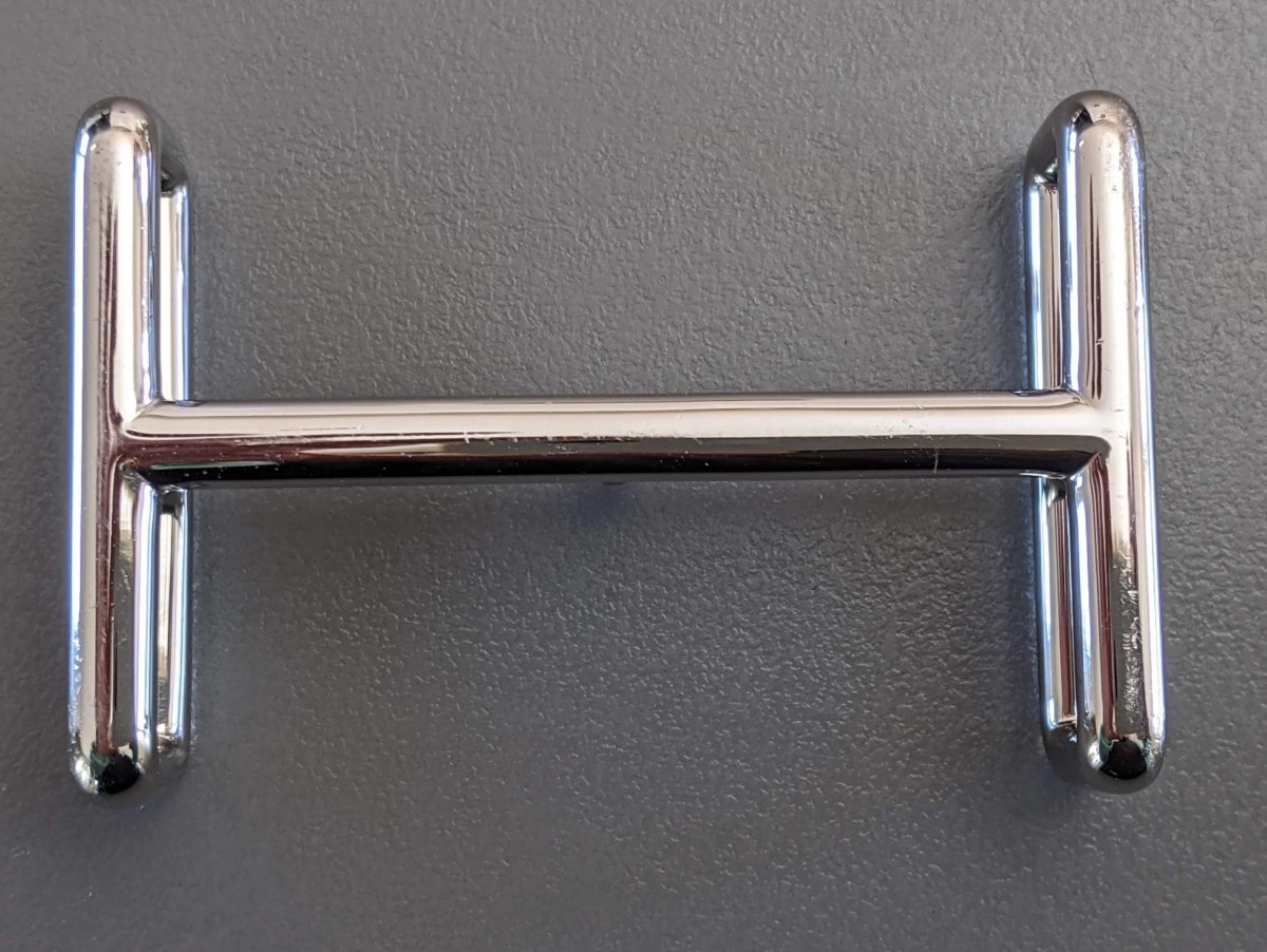 Hermes Plated Silver and Palladium IDEM Buckle H 32mm, New! - poupishop