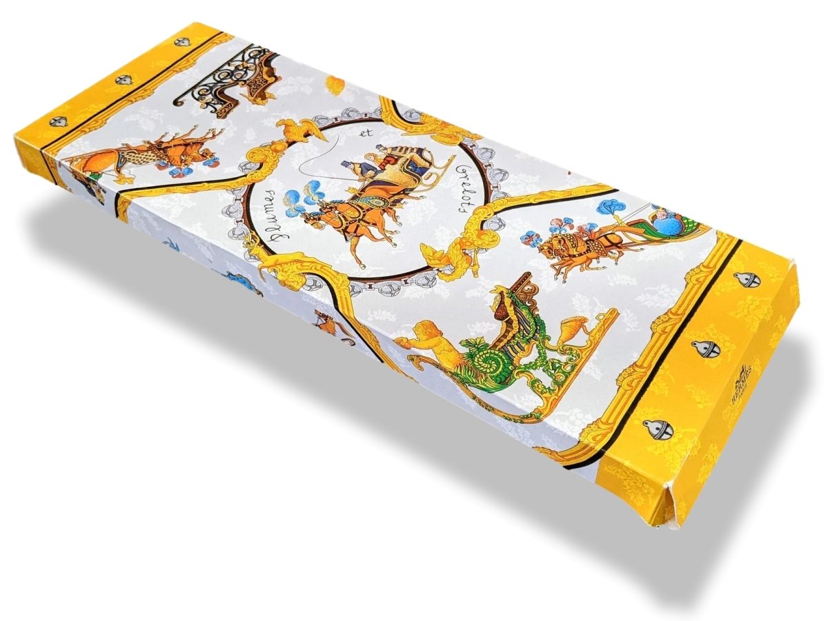 Hermes PLUMES ET GRELOTS Overbox for Tie - poupishop