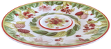 Hermes Porcelain of Limoges "Les Jardins de Pythagore" Coffee Saucer 10 cl / 3.5 fl. oz