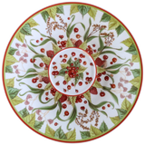 Produits Hermes Porcelain of Limoges "Les Jardins de Pythagore" Small Deep Dish Ø 18,5 cm