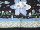 Hermes pour L'Exposition Emile Galle Vic-Sur-Seille 2009 Ballade de Heian by Natsuno Hidaka Twill 90cm, RARE! - poupishop