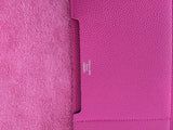 Hermes Pourpre Pink Togo Calfskin ULYSSE NEO MM NoteBook Cover, BNWTIB! - poupishop