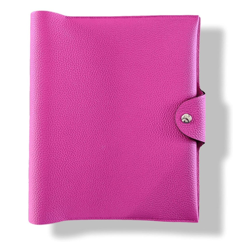 Hermes Pourpre Pink Togo Calfskin ULYSSE NEO MM NoteBook Cover, BNWTIB! - poupishop