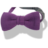 Hermes Purple Self-Tie Bow Tie Adjustable Size in Silk Mesh, New in Pochette! - poupishop