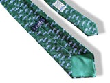 Hermes Racing Limited Edition Green/Blue LE MANS 2006 Cars Print Twill Silk Tie, 5319 TA, Rare! - poupishop