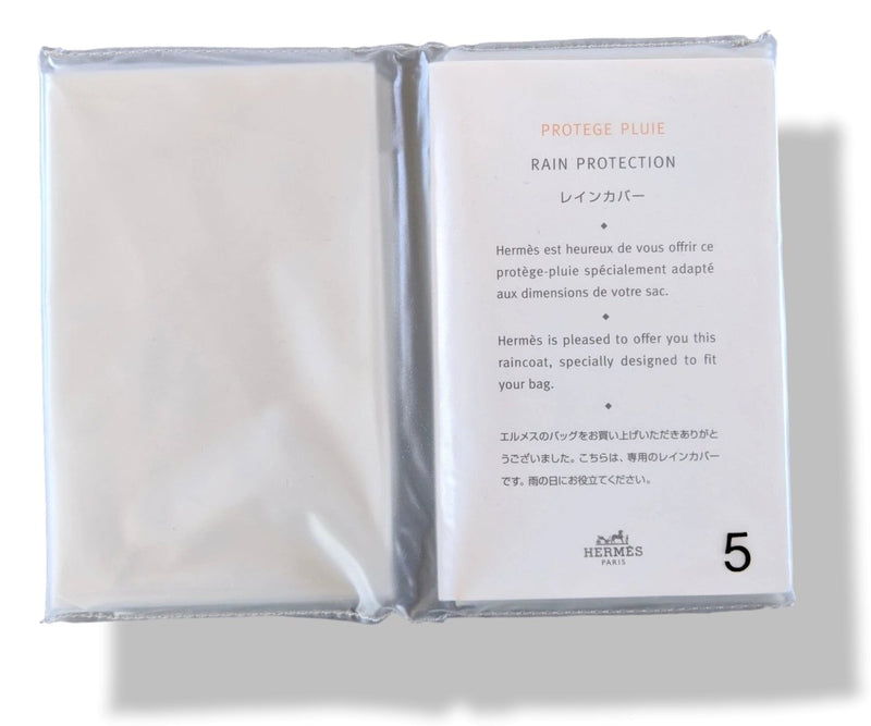 NEW Authentic Hermes Handbag Raincoat Protection Cover #5 (Birkin 35/Birkin  40)