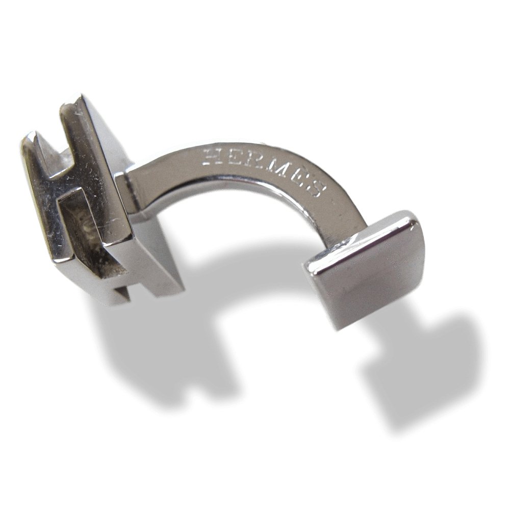 Hermes Rare AG 925 Sterling Silver Cuffflinks, New! - poupishop