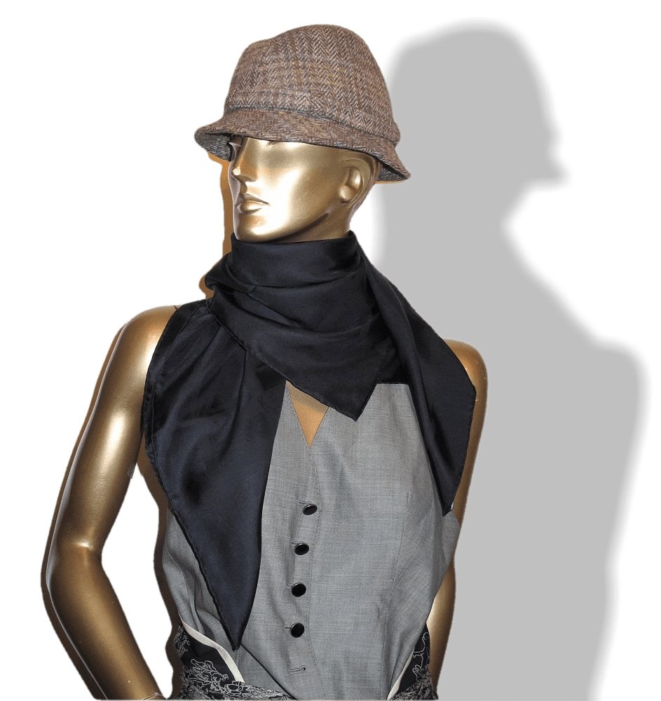 Hermes Rare issue So Black Bolduc Twill 90cm, NIB! - poupishop