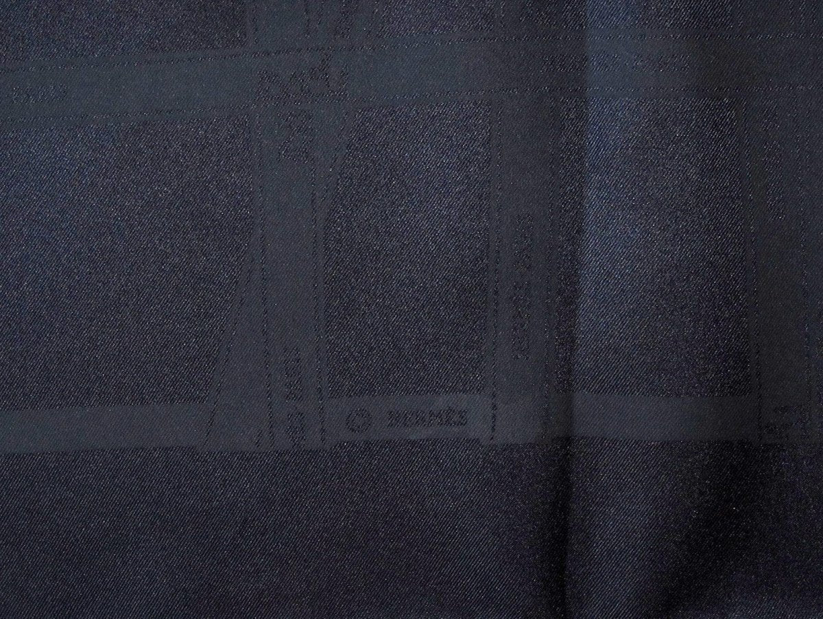 Hermes Rare issue So Black Bolduc Twill 90cm, NIB! - poupishop