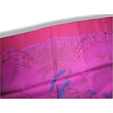 Hermes Red Fuchsia Marine Aloha Dip Dye Surteint Silk Carre 90cm, New! - poupishop