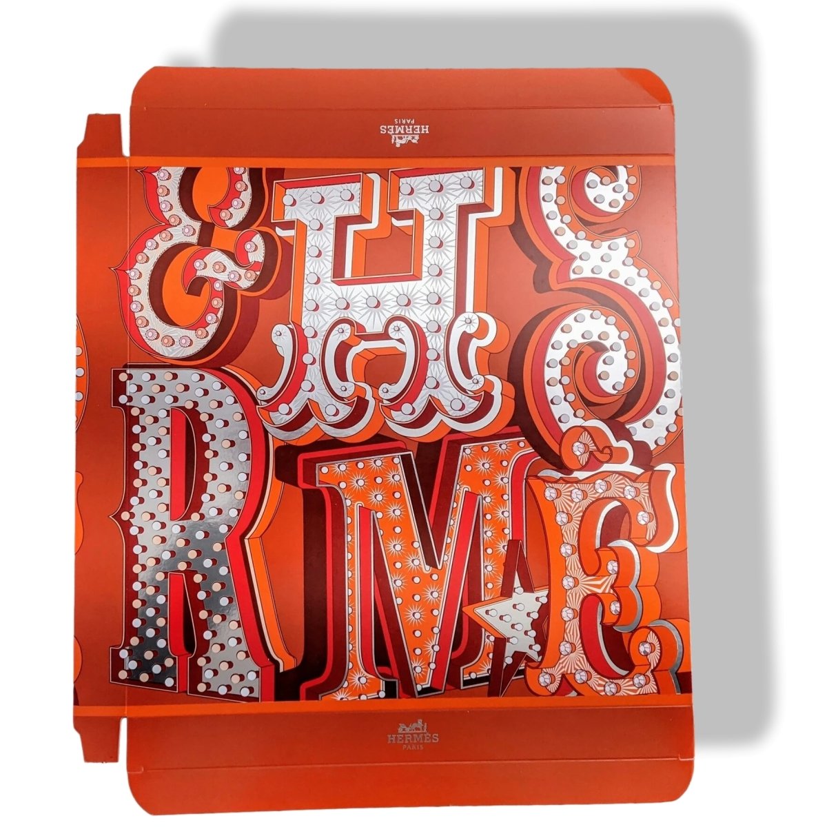 Hermes Red Overbox for Carre 90cm cm, New! - poupishop