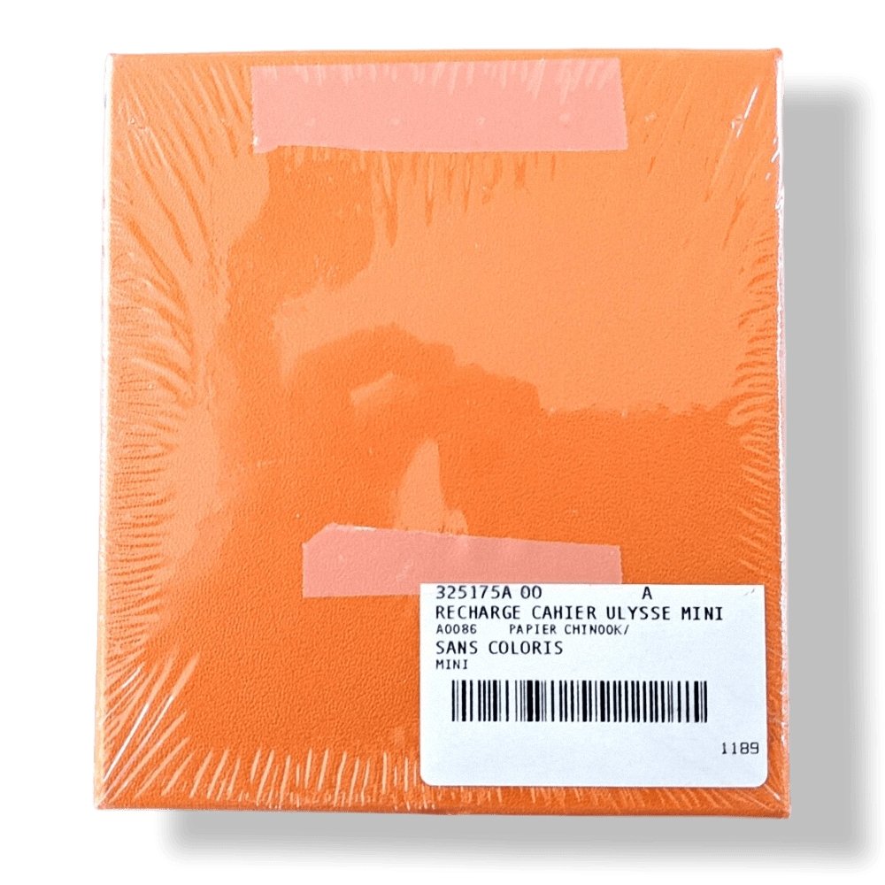 Hermes Refill ULYSSE MINI Notebook in Chinook Paper, BNIB under Cellophane! - poupishop