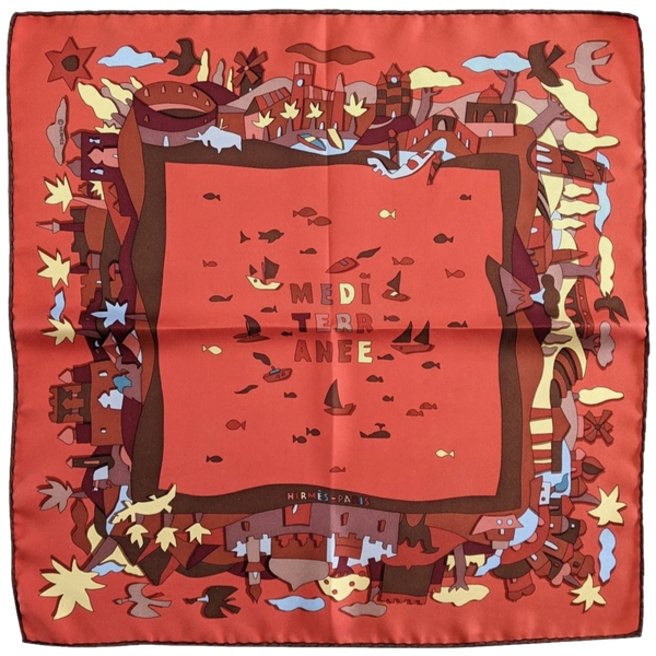 HERMES 2003年 カデナANNEE DE LA MEDITERRANEE Hermes 2003 Rouge 