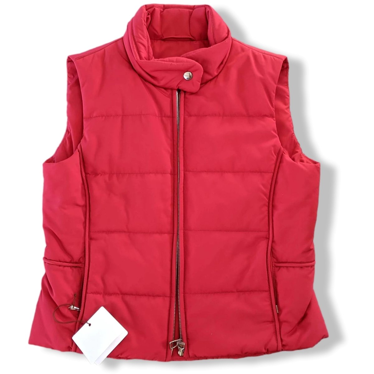 Hermes Rouge Casaque Men's JOCKEY Sleeveless Vest - Gilet Coupe-Vent SzM, BNWT! - poupishop