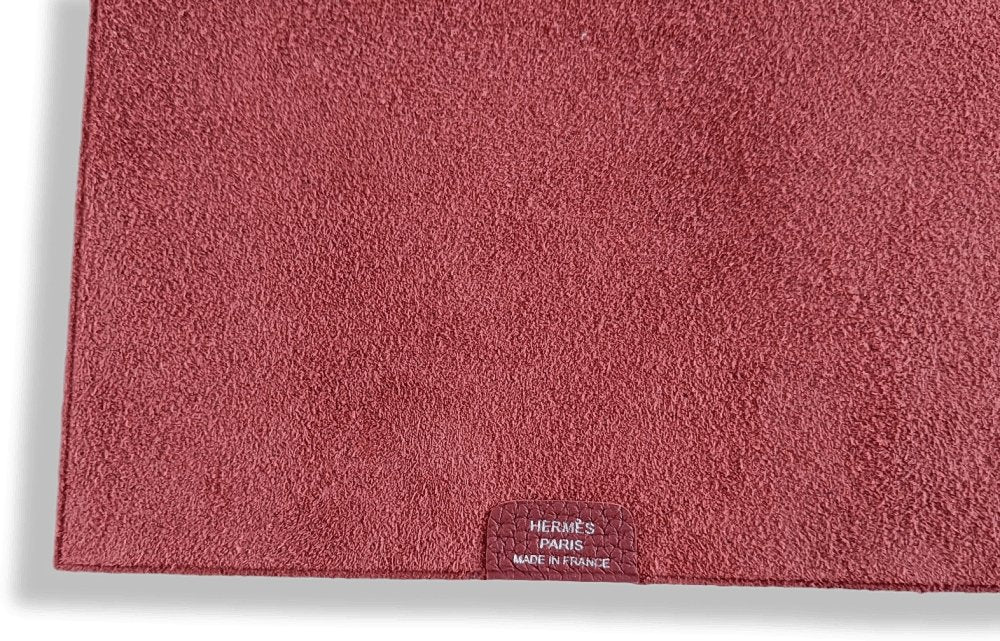 Hermes Rouge Grenat Togo Calfskin ULYSSE MM NoteBook Cover, BNWTIB! - poupishop