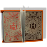 Hermes Rouge H/Etoupe Set of 2 decks LES 4 MONDES BRIDGE Playing Cards, BNWTIB! - poupishop