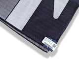 Hermes [S18] 2019 Anthracite Duck Blue Navy BRAZILIAN HORSES by Anne-Margaux Ramstein Cashmere Shawl 140, NWTIB! - poupishop