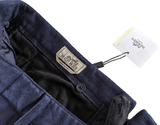 Produits Hermes Bleu Pilote "Saint Germain" Pantalon Laine Matelasse Quilted Wool Men's Pants Sz44