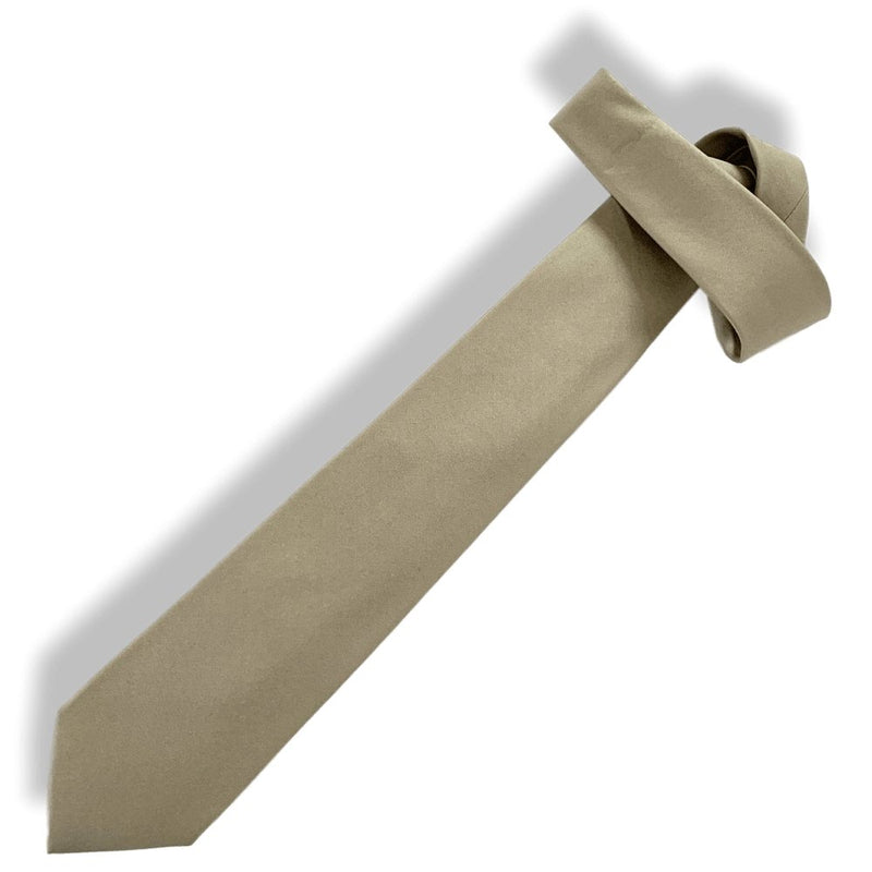 Hermes Sand UNIE RECTO VERSO 100% Thick Silk Tie 8cm, NWT in Pochette! - poupishop
