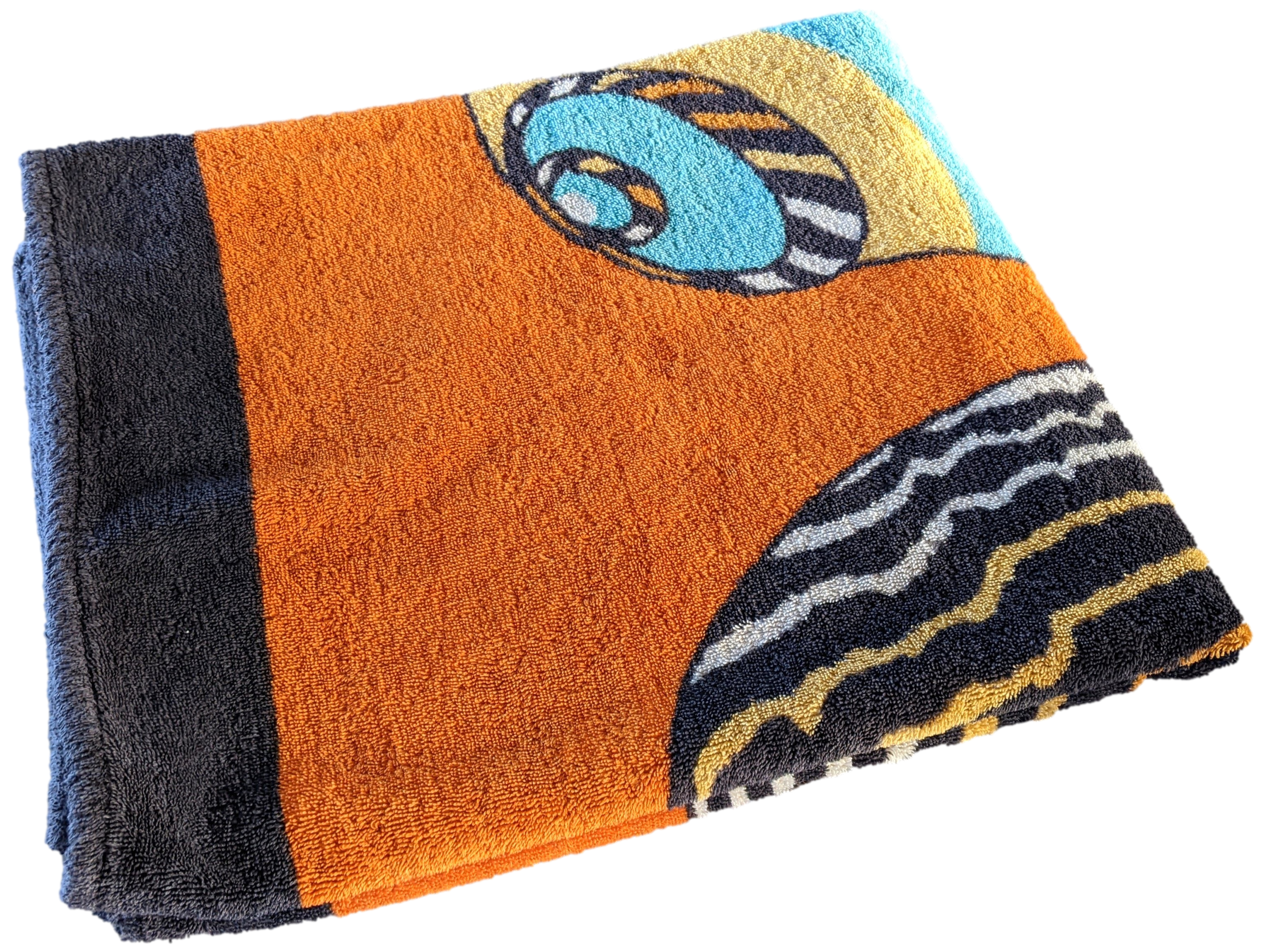 Hermes Vintage Cotton Terry "Seashells" Beach Towel 90 x 150 cm