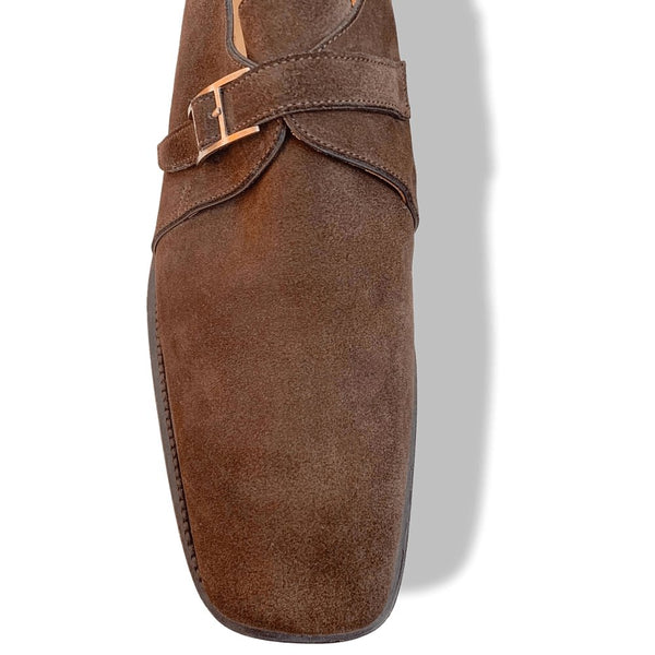 Hermes [SH04] Brown Suede NORRIS DERBY Men Shoes Sz45, New with Dustbags, Smart! - poupishop