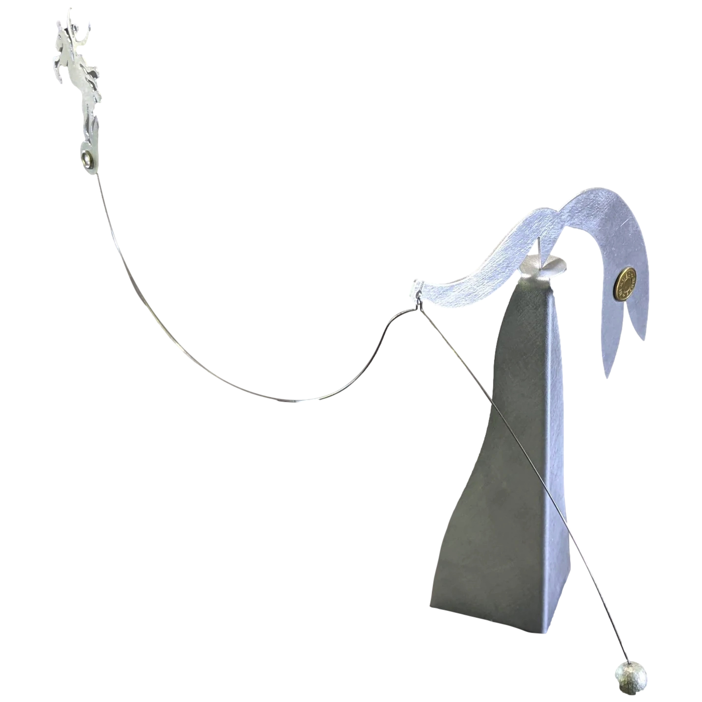 Hermes 2007 Brushed Steel / Acier Brossé Mobile "Shall we Dance? " by Pilippe Caron Mobile