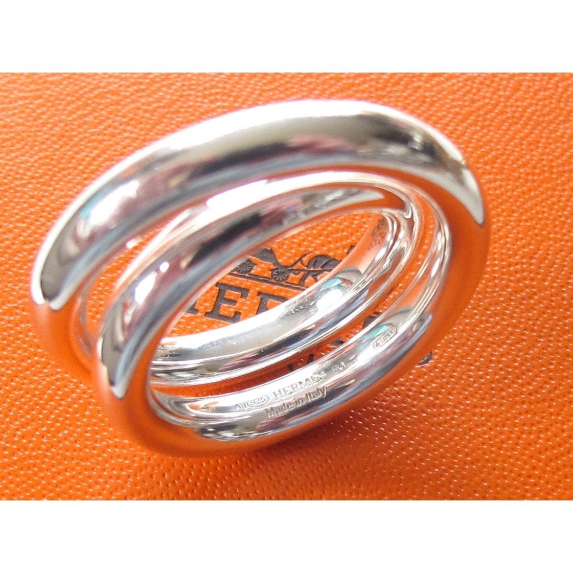 Hermes Shiny AG 925 Vertige Ring GM, Box! - poupishop