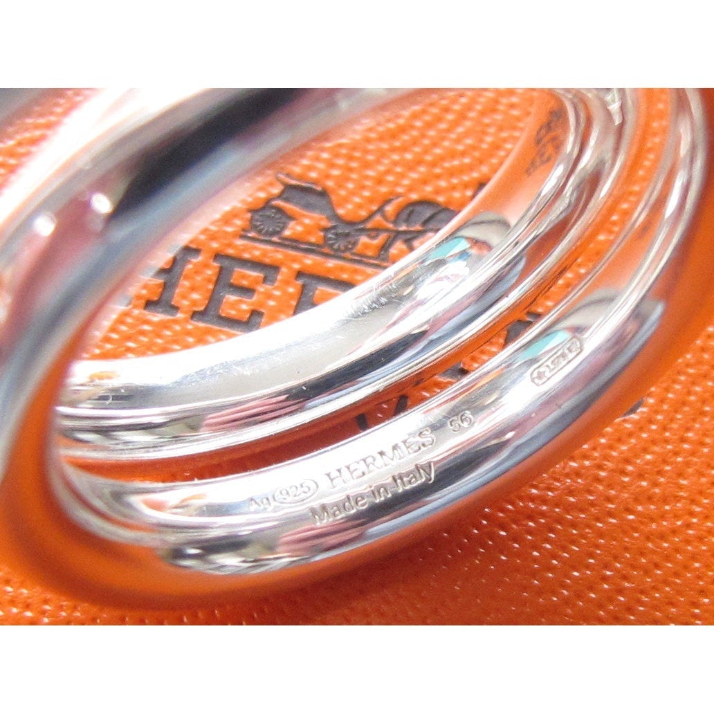 Hermes Shiny AG 925 Vertige Ring GM, Box! - poupishop