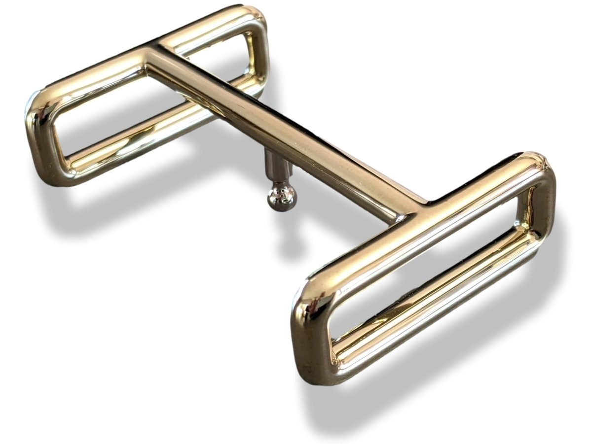 Hermes Shiny Light Gold IDEM Buckle H 32mm Numbered, New! - poupishop