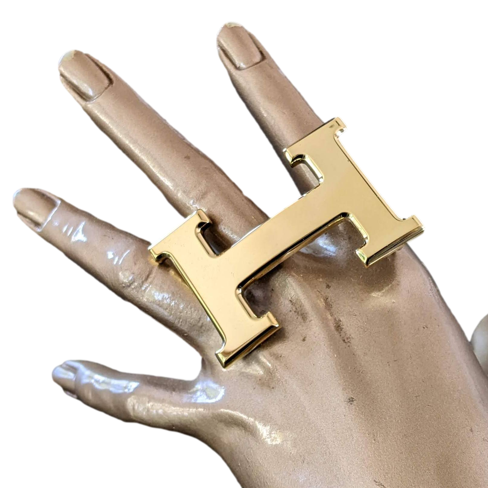 Hermes Shiny Permabrass Buckle H 32mm