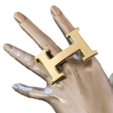 Hermes Shiny Permabrass Buckle H 32mm