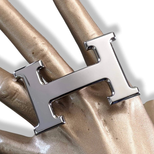 ? AUTHENTIC Hermes Silver polished palladium Constance 32mm Belt Buckle Hermes | Accessories | Authentic Hermes Silver Polished  main image 3