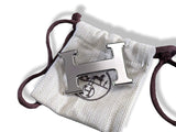Hermes Shiny Plated Silver and Palladium Buckle H 32mm, New in Pochette! - poupishop