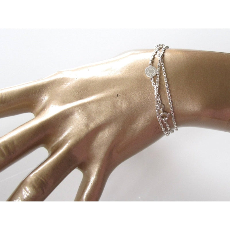 Hermes Shiny Sterling Silver 925 Confettis Charm Necklace, NIB! - poupishop