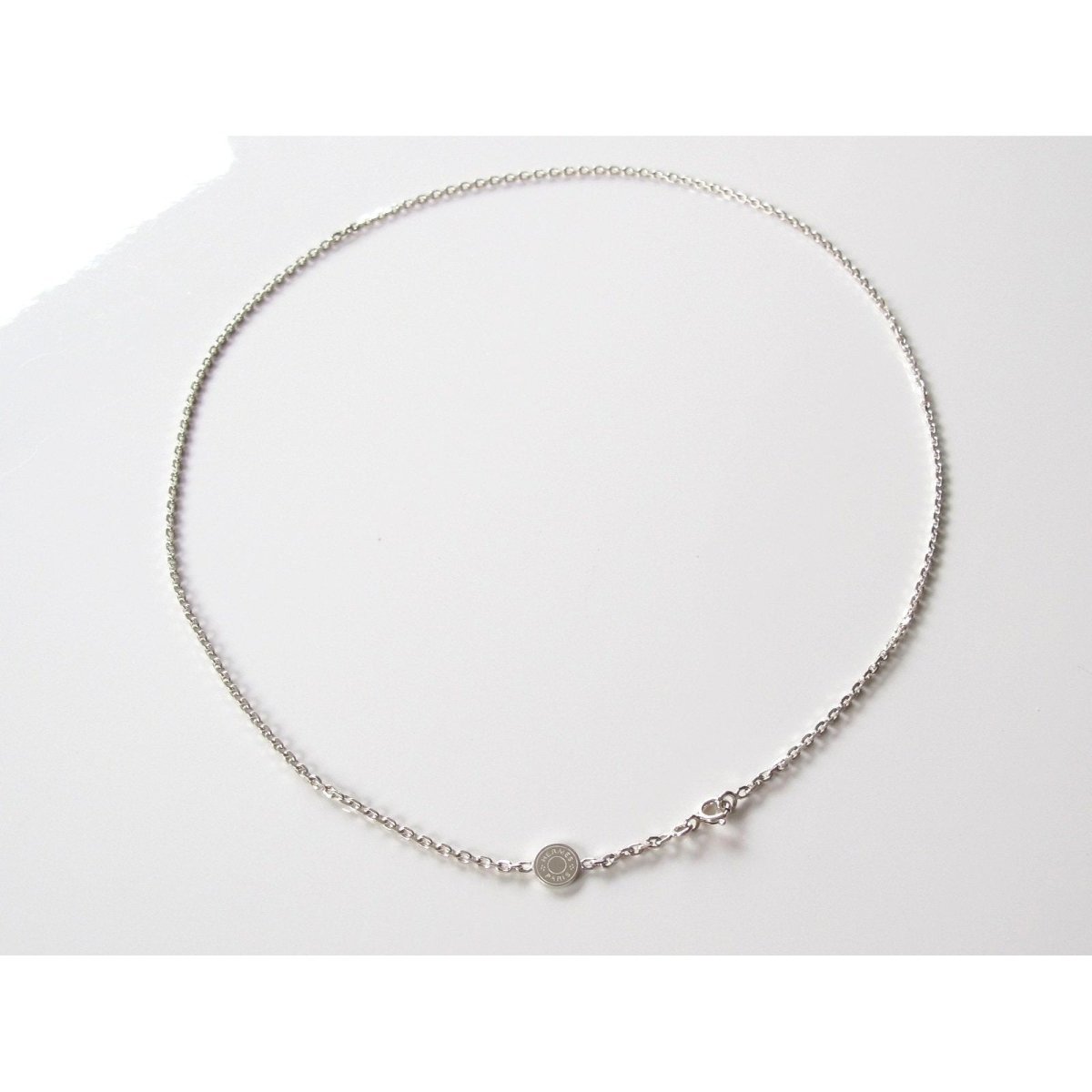 Hermes Shiny Sterling Silver 925 Confettis Charm Necklace, NIB! - poupishop