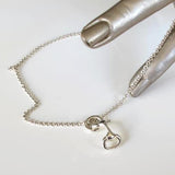 Hermes Shiny Sterling Silver 925 Mors Charm Necklace, NIB! - poupishop