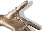Hermes Shiny Sterling Silver CLEF - KEY Charm Key Ring, Box! - poupishop